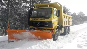 Büyükşehir Kırsalda Karla Mücadelesini Sürdürüyor