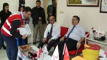 Osmaniye Emniyet Müdürlüğü Personelinden Kan Bağışı
