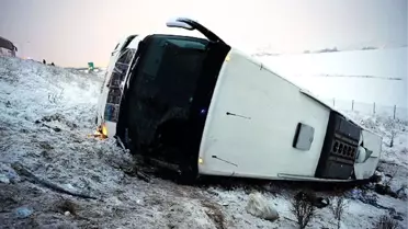 Konya'da Yolcu Otobüsü Devrildi: 1 Ölü, 43 Yaralı