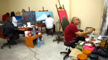 10 Üniversiteden 16 Ressam Serhat İllerini Tuvale Çizdi