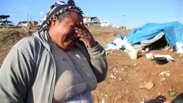 Naylon Çadırda Yaşayan Aile Yardım Bekliyor