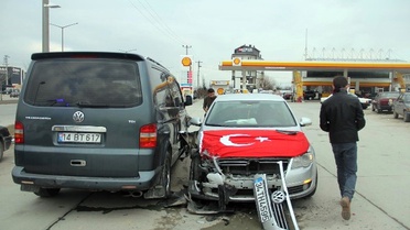 Bolu'da Trafik Kazası; 1 Yaralı