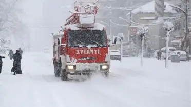 Çayeli'nde Karla Mücadele Çalışmaları