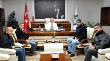 Oral'dan, Başkan Kayda'ya Ziyaret