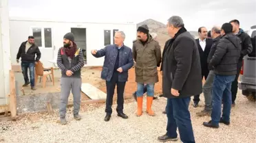 Başkan Acar Konut İnşaatı Alanında İncelemelerde Bulundu
