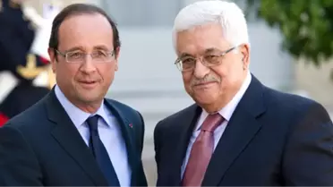 Filistin Devlet Başkanı Abbas, Elysee'de