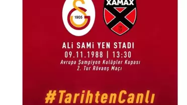 Galatasaray ile #TarihtenCanlı 4.4 milyon etkileşim aldı