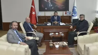 Kmü Rektörü Akgül'den Çalışkan'a Ziyaret