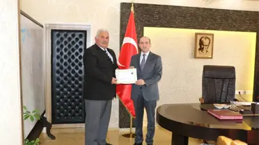 Akıncılar Belediye Personeline Başarı Belgesi