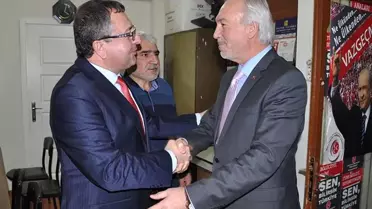 Belediye Başkan Saraçoğlu MHP İl Başkanlığını Ziyaret Etti