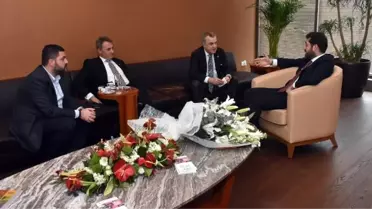 Fikret Orman'dan Başkan Hazinedar'a Ziyaret