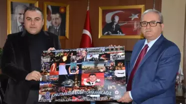 Emniyet Müdürü Öztürk'ten Başkan Erener'e '15 Temmuz' Tablosu