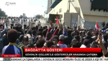 Bağdat'ta Kanlı Protesto Gösterisi