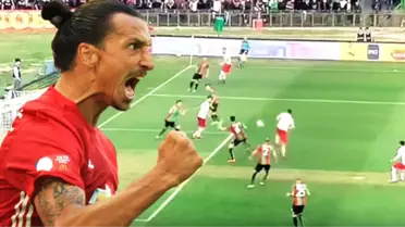 İtalya Ligi'nde Francesco Nicastro, 'Ibrahimovic' Golü Attı