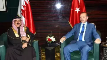 Cumhurbaşkanı Erdoğan, Bahreyn Kralı'yla Görüştü