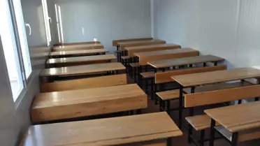 Deprem Bölgesine 'Konteyner Okulların' Kurulumu Tamamlanıyor