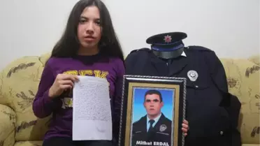 Polis Kızından Cumhurbaşkanı Erdoğan'a Şehitlik Mektubu
