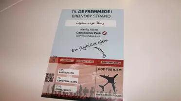Danimarkalı Irkçı Partiden Göçmenlere Broşür Tacizi