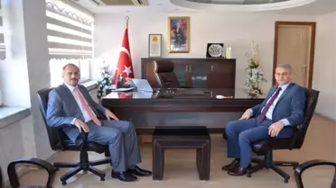 Kaymakam Bilgin'den Kaymakam Güven'e Ziyaret