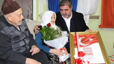 Başkan Özdemir'den Şehit Ailesine Özel Tablo