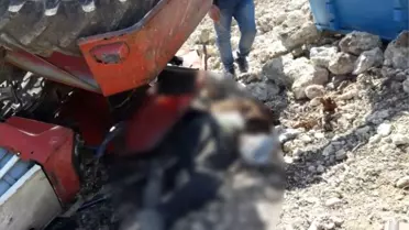 Traktör Altında Kalan Sürücü Öldü