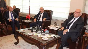 Bakan Elvan ve Bakan Avcı Mersin'de