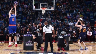 Yetenek Yarışmasında Porzingis Galip Geldi