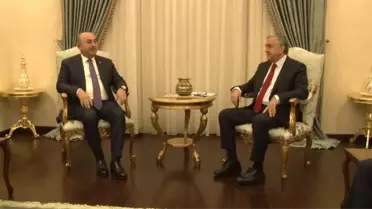 Çavuşoğlu, Akıncı Ile Görüştü