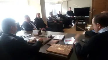 Muhtarlar; AK Parti İl Başkanı Zeki Tosun'u Ziyaret Etti