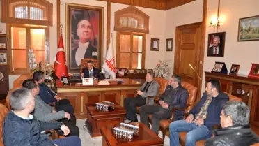 Minibüslere Gelen Zamdan Sonra Başkan Yağcı ve Minibüsçüler Bir Araya Geldi