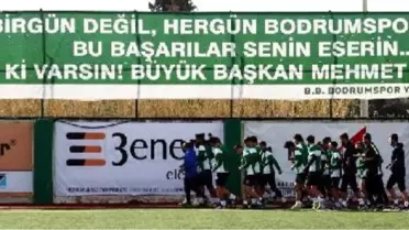 Bodrum Belediyesi Bodrumspor'da Düzcespor Hazırlıkları Sürüyor