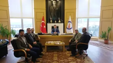 Muhtarlardan Rektör Gören'e Taziye Ziyareti