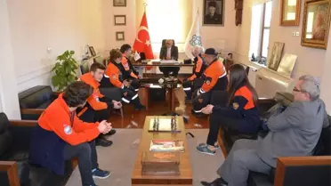 Mag Ame Ekibinden Başkan Eşkinat'a Ziyaret