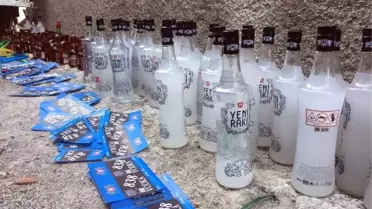 Adana'da Sahte İçki İmalathanesine Baskın Ek