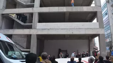 Sevgilisiyle Kavga Etti, İnşaata Çıkıp İntihara Kalkıştı