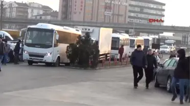 Zonguldak - Erdemir'de Taşeron Işçilerin Servis Tepkisi