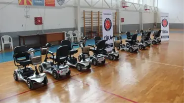 Tika'dan Makedonya'daki Engellilere Yardım