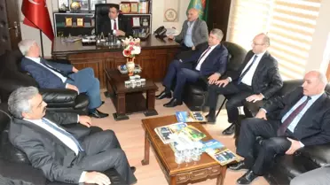 Gıda, Tarım ve Hayvancılık Bakanlığı Heyetinden Ziraat Odasına Ziyaret