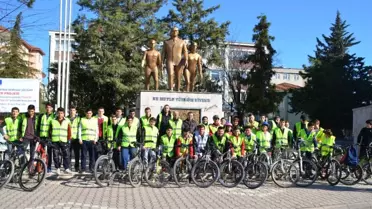 Bafra'da Sağlıklı Yaşam İçin Bisiklet Turu Düzenlendi