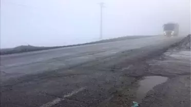 Hamur'da Yoğun Sis