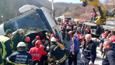 Kadınlar Günü'ne Gidenlerin Otobüsü Devrildi: 7 Ölü, 34 Yaralı (2)