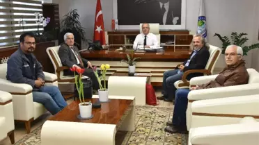 Tiyatro Şenlik Komitesinden Başkan Kayda'ya Ziyaret