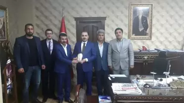 Köy Korucularından, Başsavcı Uğurhan Kuş'a Plaket