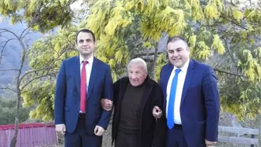 Şair Ahmet Kaçar'ı Ziyaret Ettiler