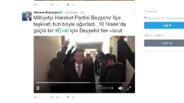 Ak Partili Babaoğlu'nu, MHP'liler 'Bozkurt' Selamı ile Karşıladı