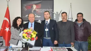 Yılmazköy İlkokulu'ndan Başkan Özakcan'a Teşekkür Ziyareti