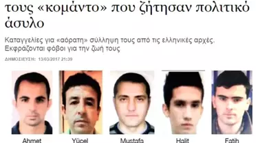 Yunan Medyası: 5 Darbeci Asker Daha Yunanistan'da