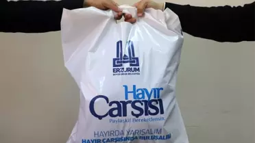 Hayır Çarşısı'ndan Pasinler'e Yardım Eli