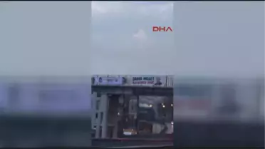 Üst Geçide Asılan 'Hayır' Pankartını Sökerken Görüntülendiler