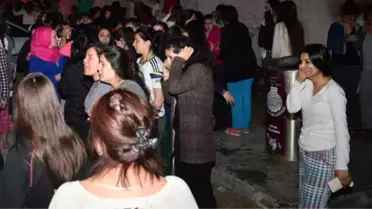 Kız Öğrenci Yurdunda Yangın Paniği (3)
